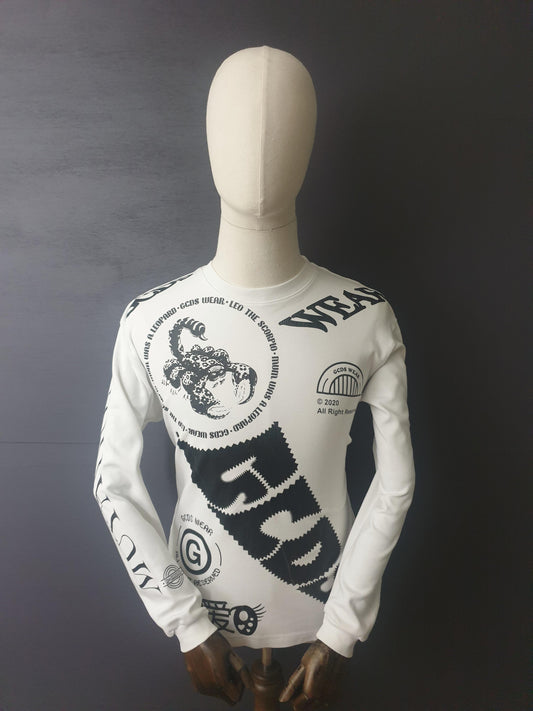GCDS Mutation Print Long Sleeve T-Shirt