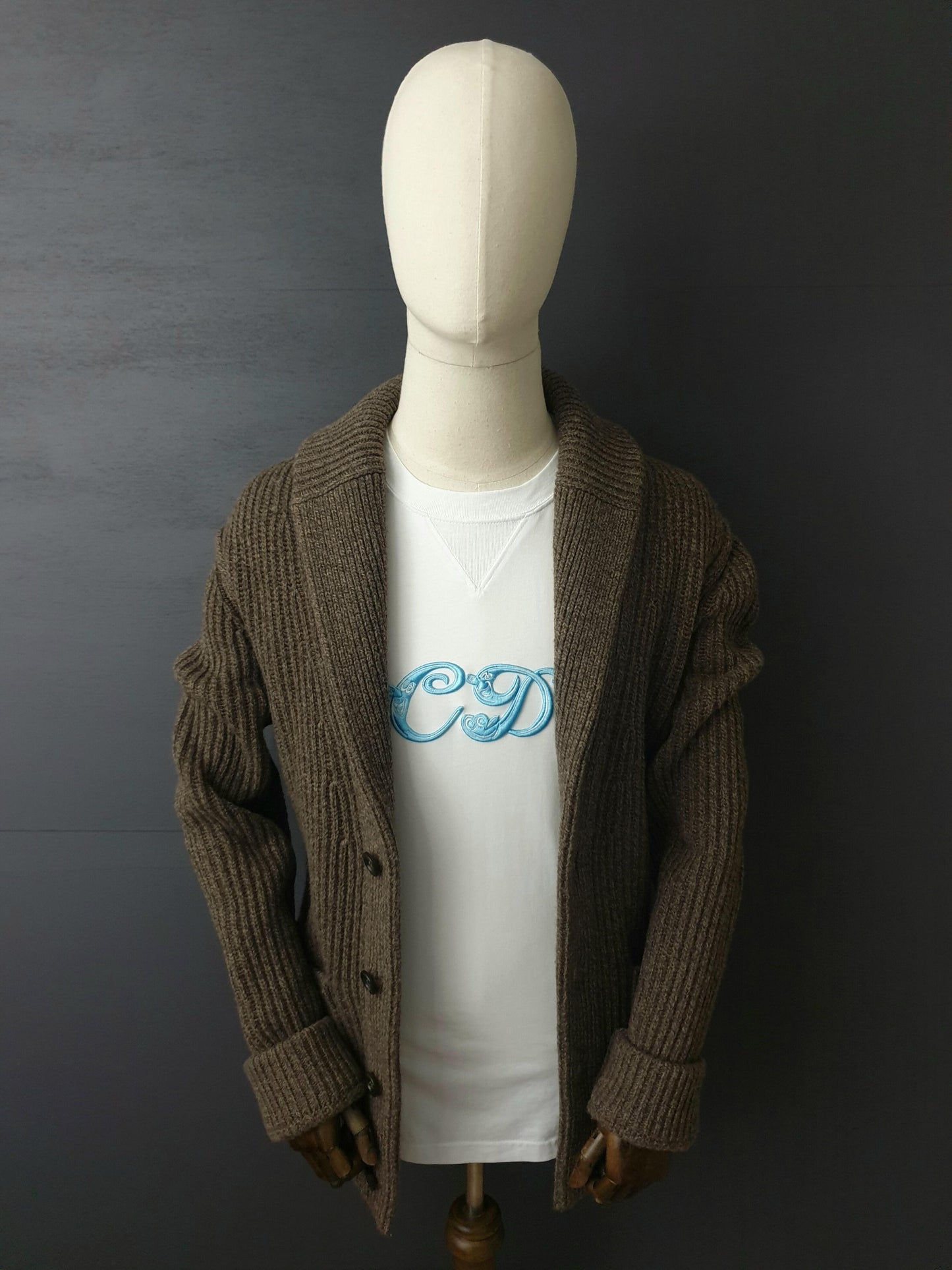 DOLCE & GABBANA Chunky Knitted Shawl Cardigan