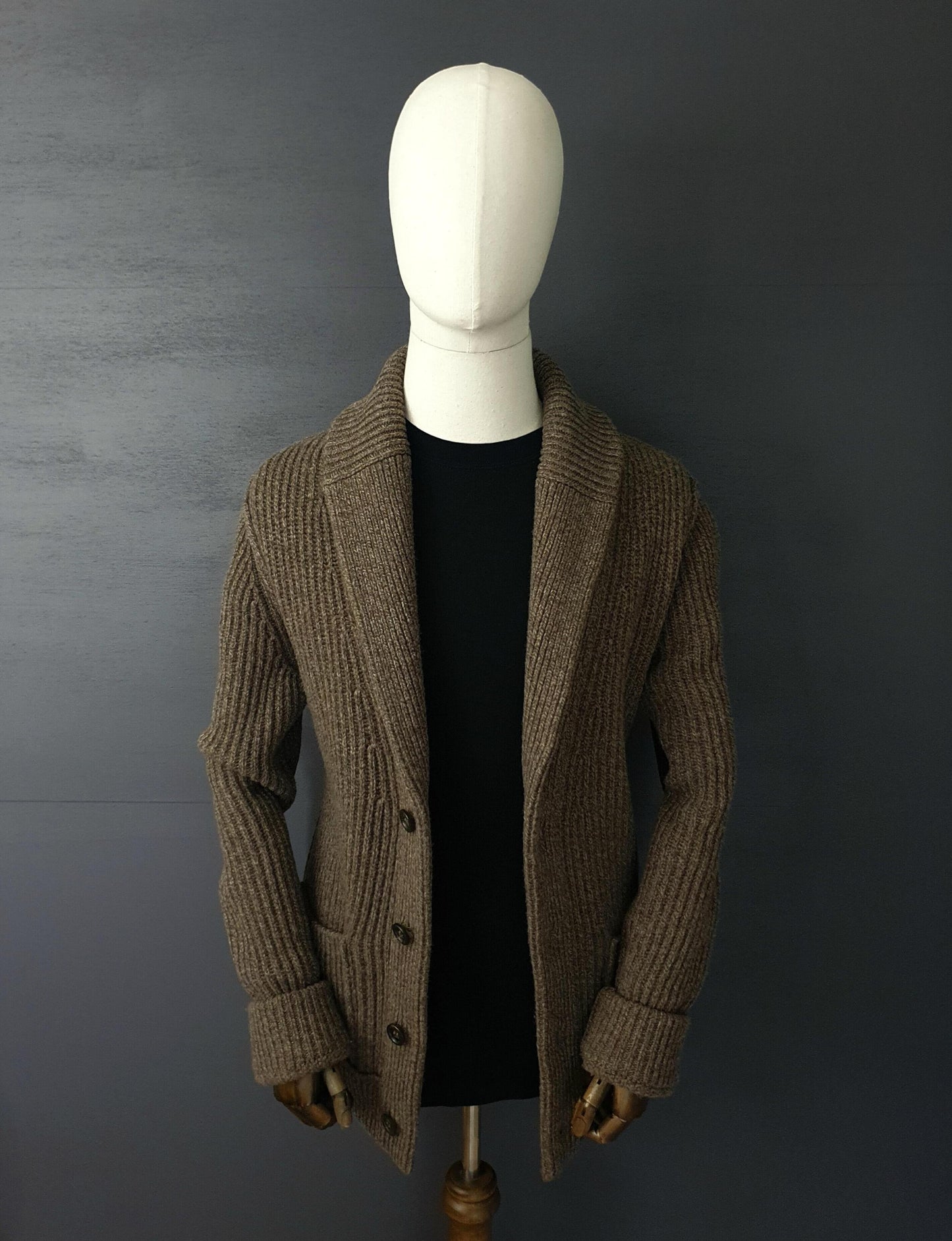 DOLCE & GABBANA Chunky Knitted Shawl Cardigan