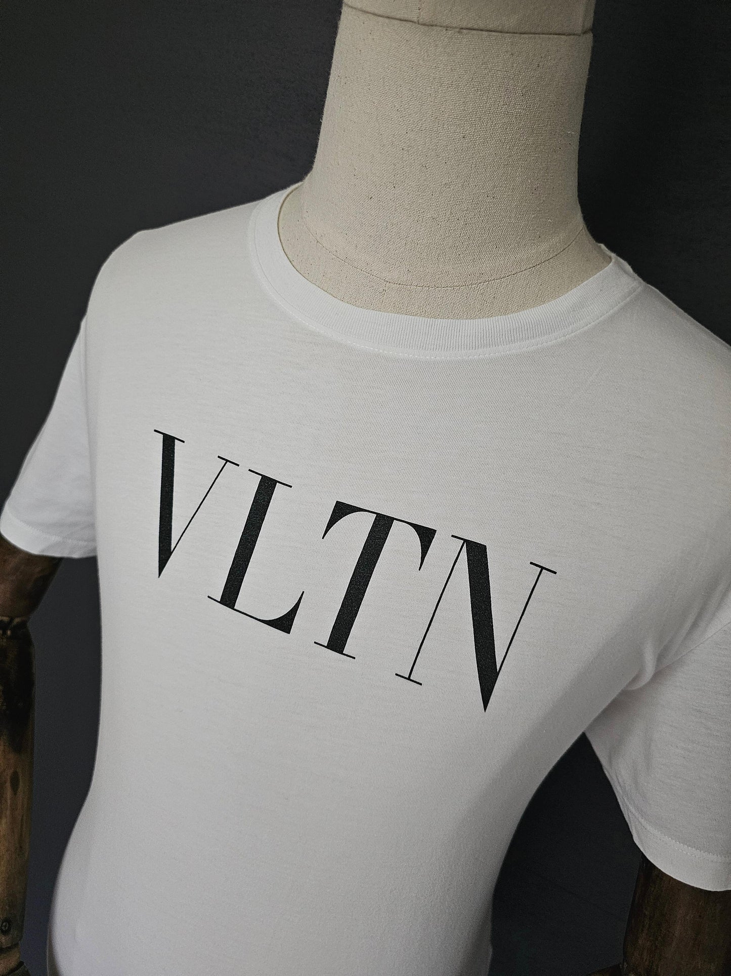 VALENTINO "VLTN" Print Cotton T-Shirt