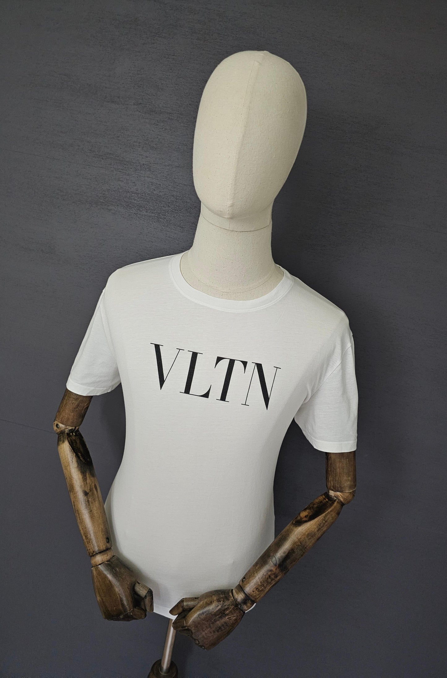 VALENTINO "VLTN" Print Cotton T-Shirt