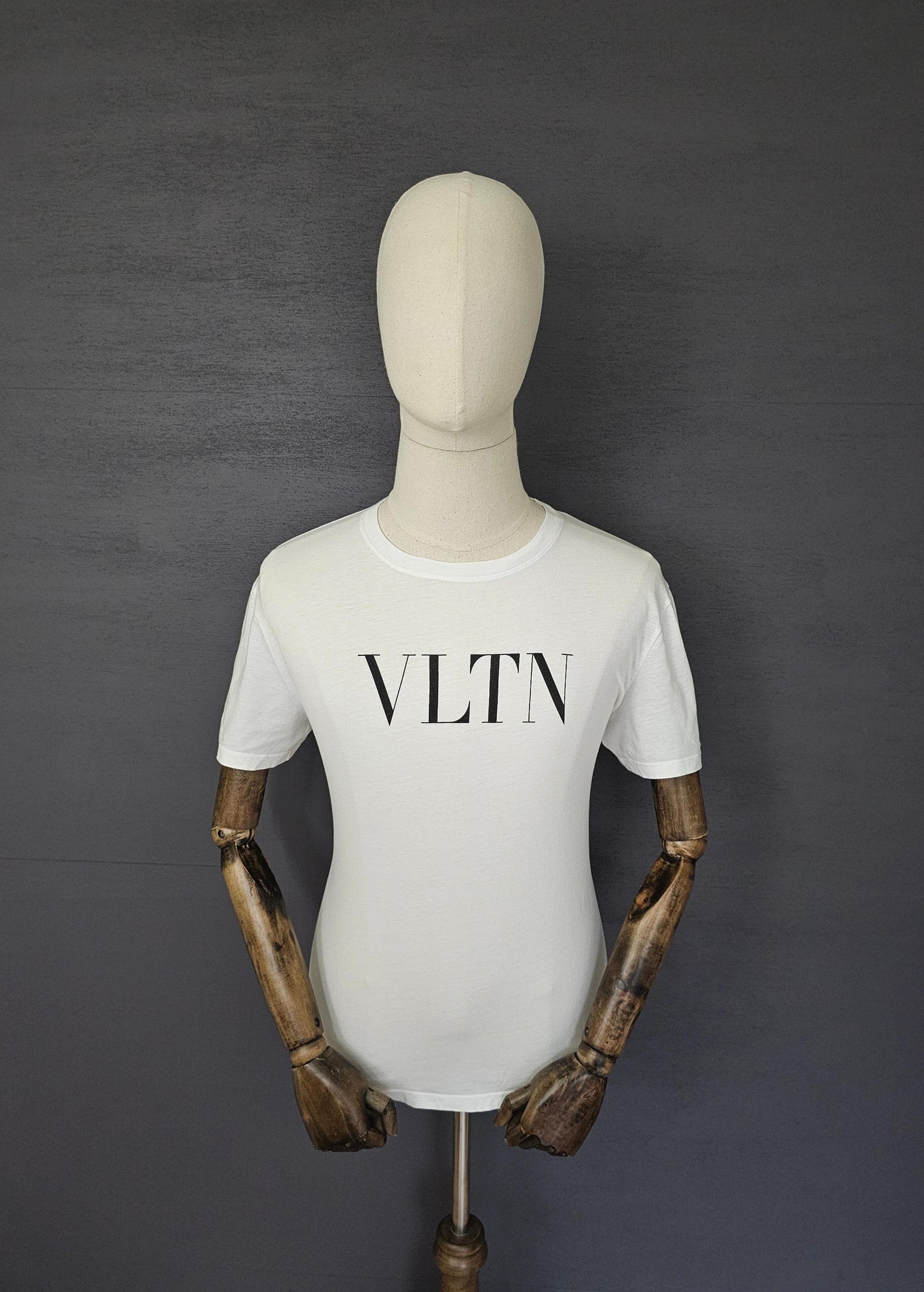 VALENTINO "VLTN" Print Cotton T-Shirt