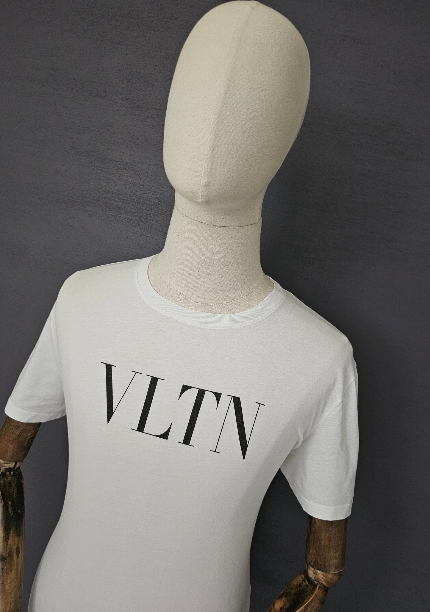 VALENTINO "VLTN" Print Cotton T-Shirt