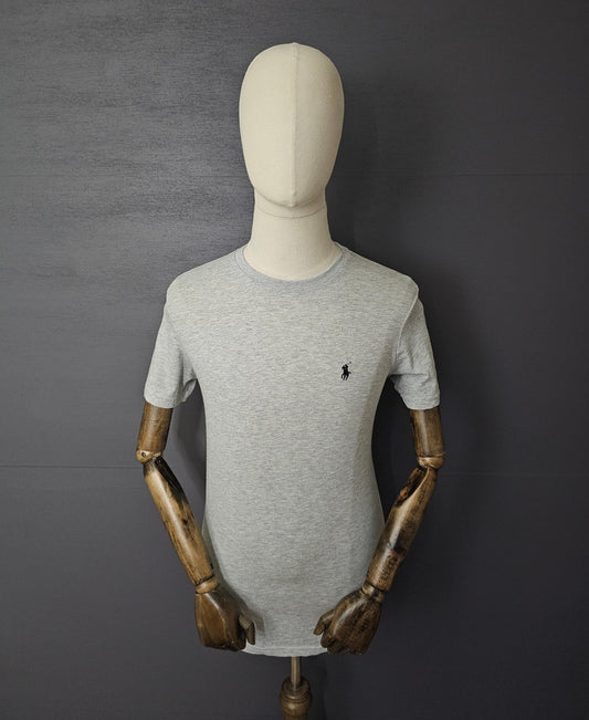 RALPH LAUREN Short Sleeve T-shirt in Grey Heather