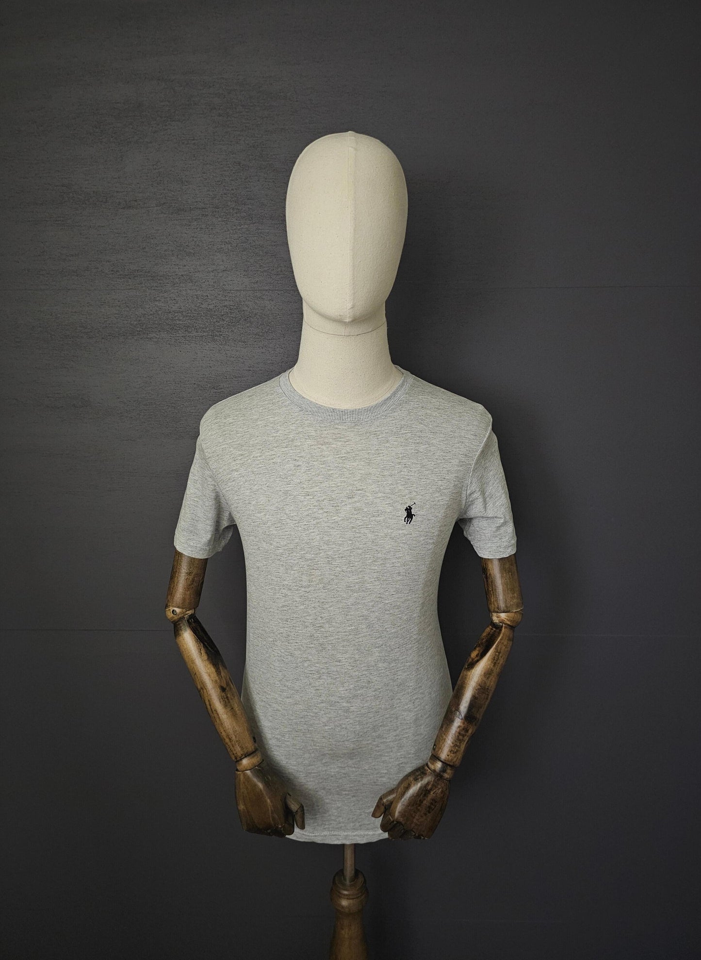 RALPH LAUREN Short Sleeve T-shirt in Grey Heather