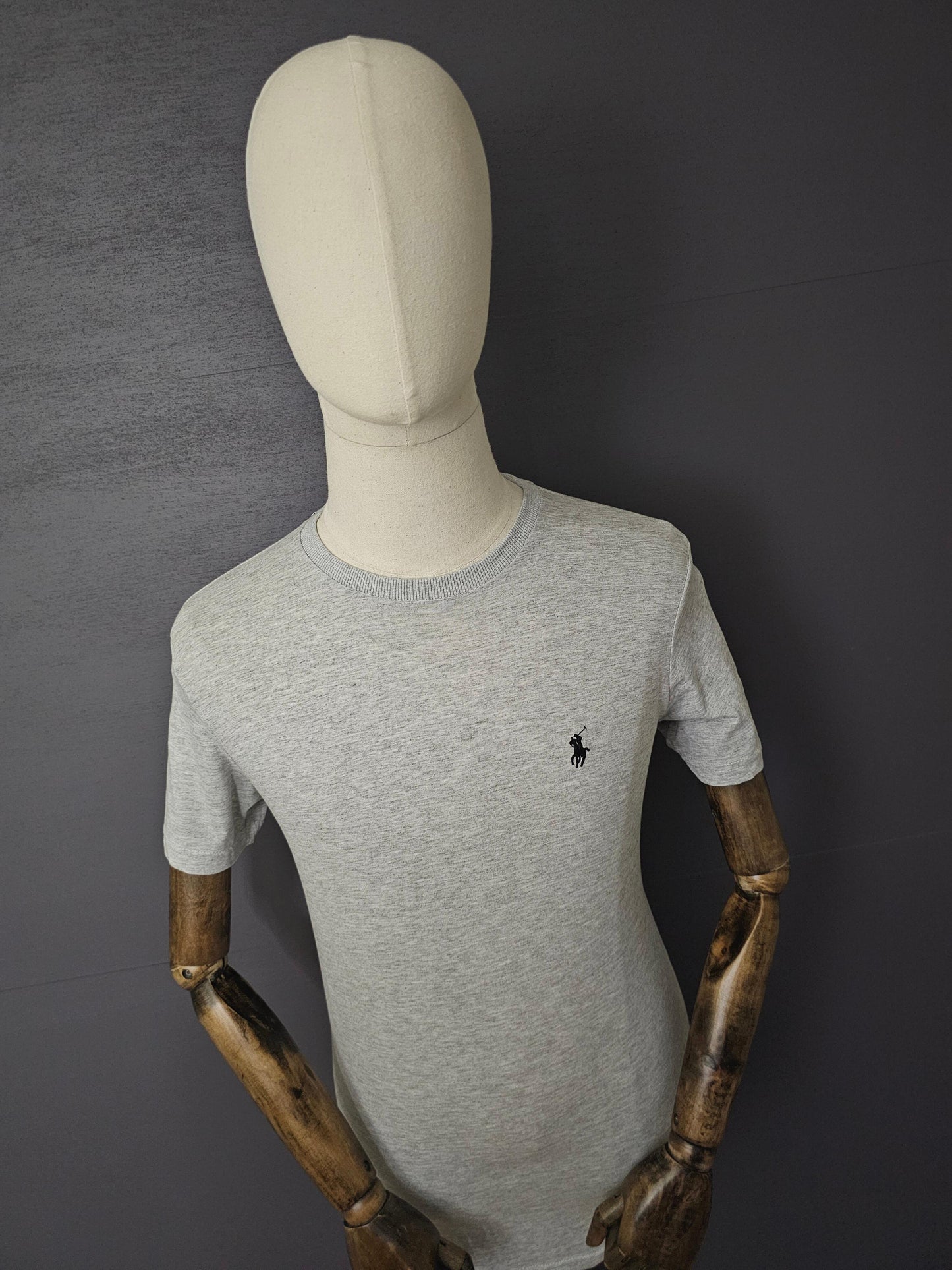 RALPH LAUREN Short Sleeve T-shirt in Grey Heather