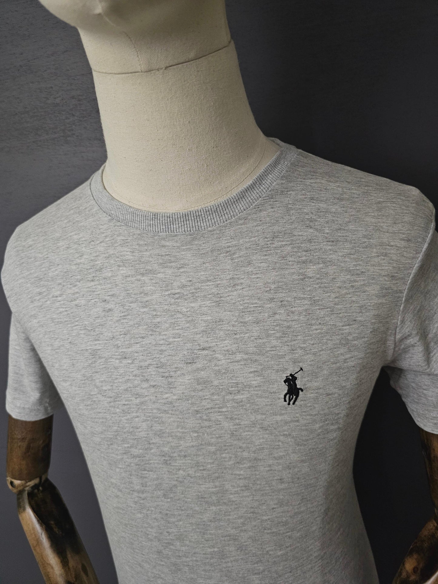 RALPH LAUREN Short Sleeve T-shirt in Grey Heather