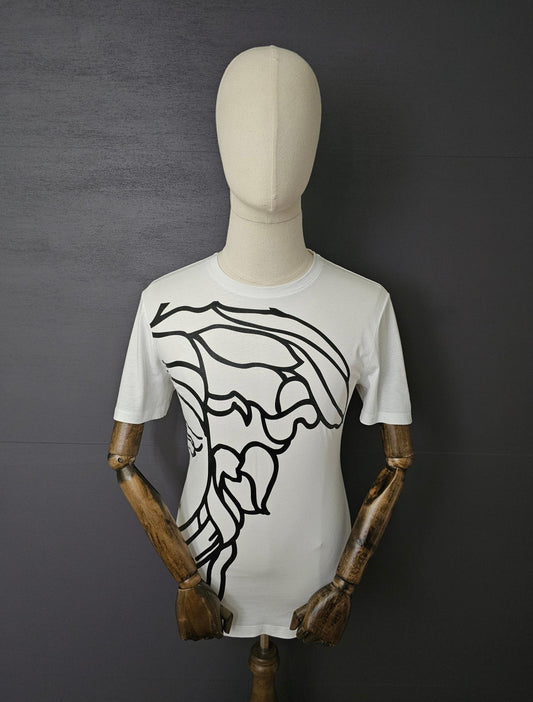 VERSACE Collection Enlarged Metallic Medusa T-Shirt