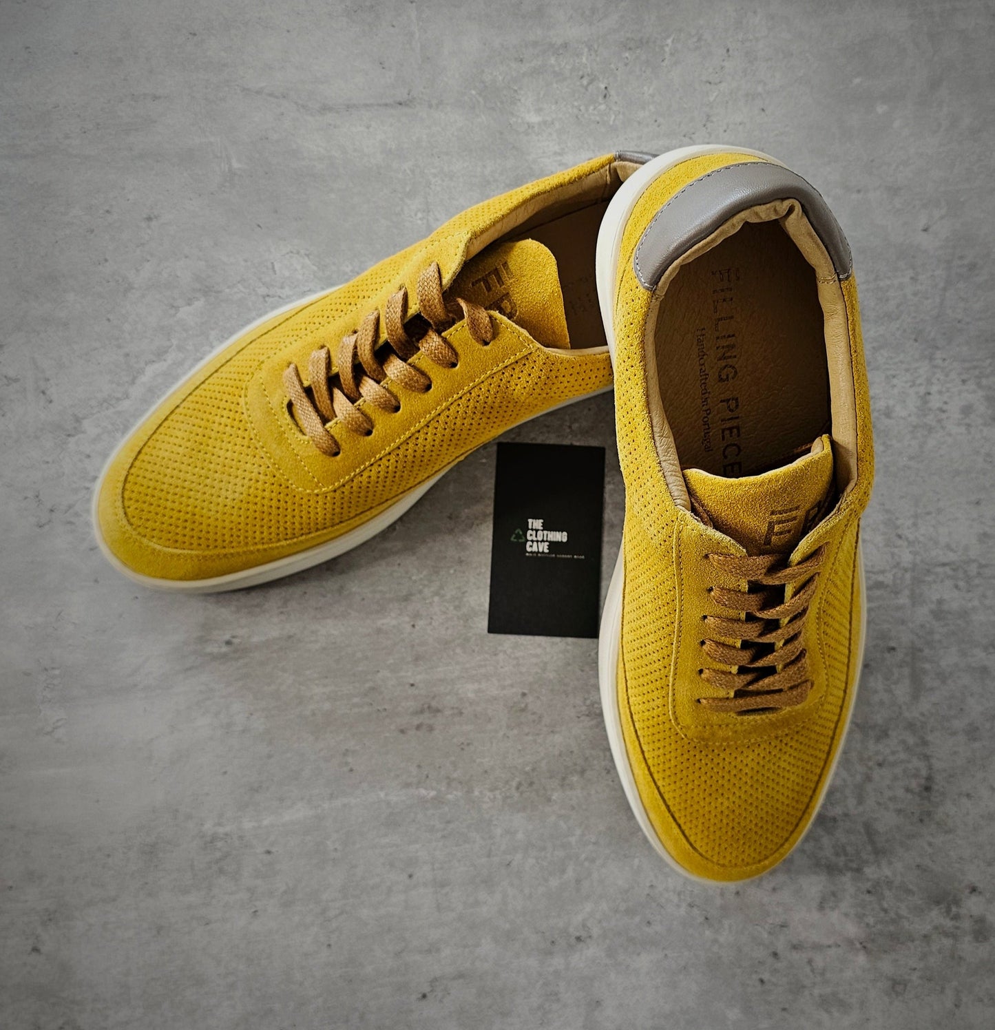 FILLING PIECES Mondo Perforated Suede Sneakers