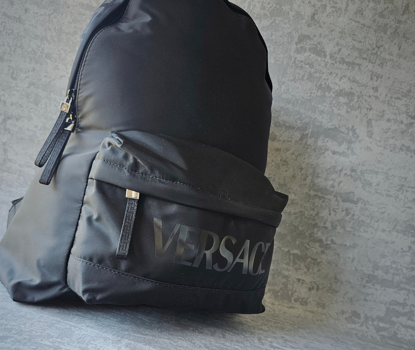 VERSACE La Greca 90's Logo Nylon Backpack