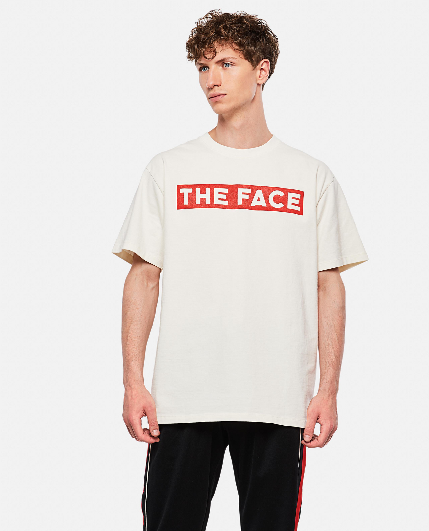 GUCCI "The Face" Oversized Crew Neck T-Shirt
