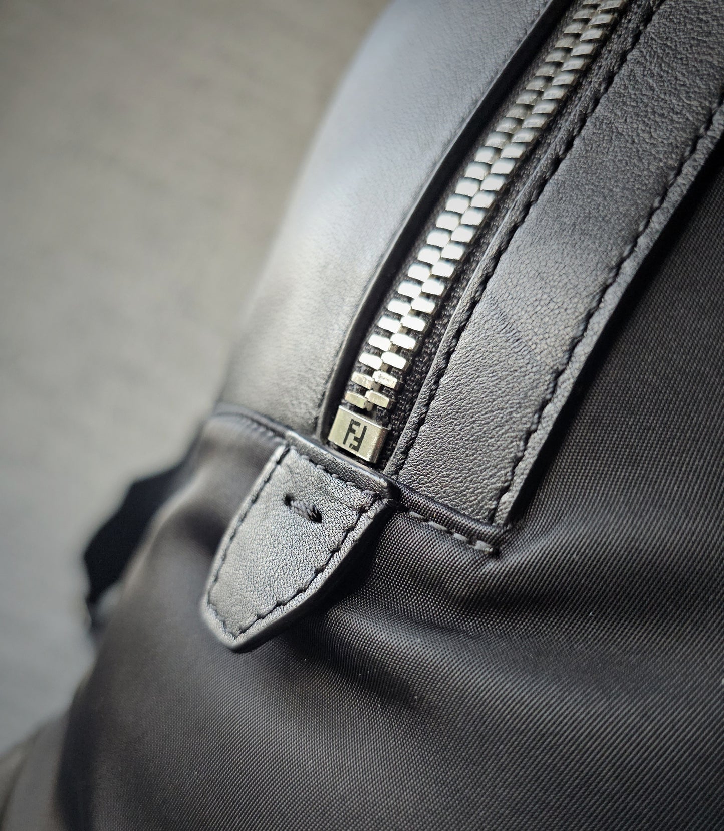 FENDI Roma Leather Lightening Backpack