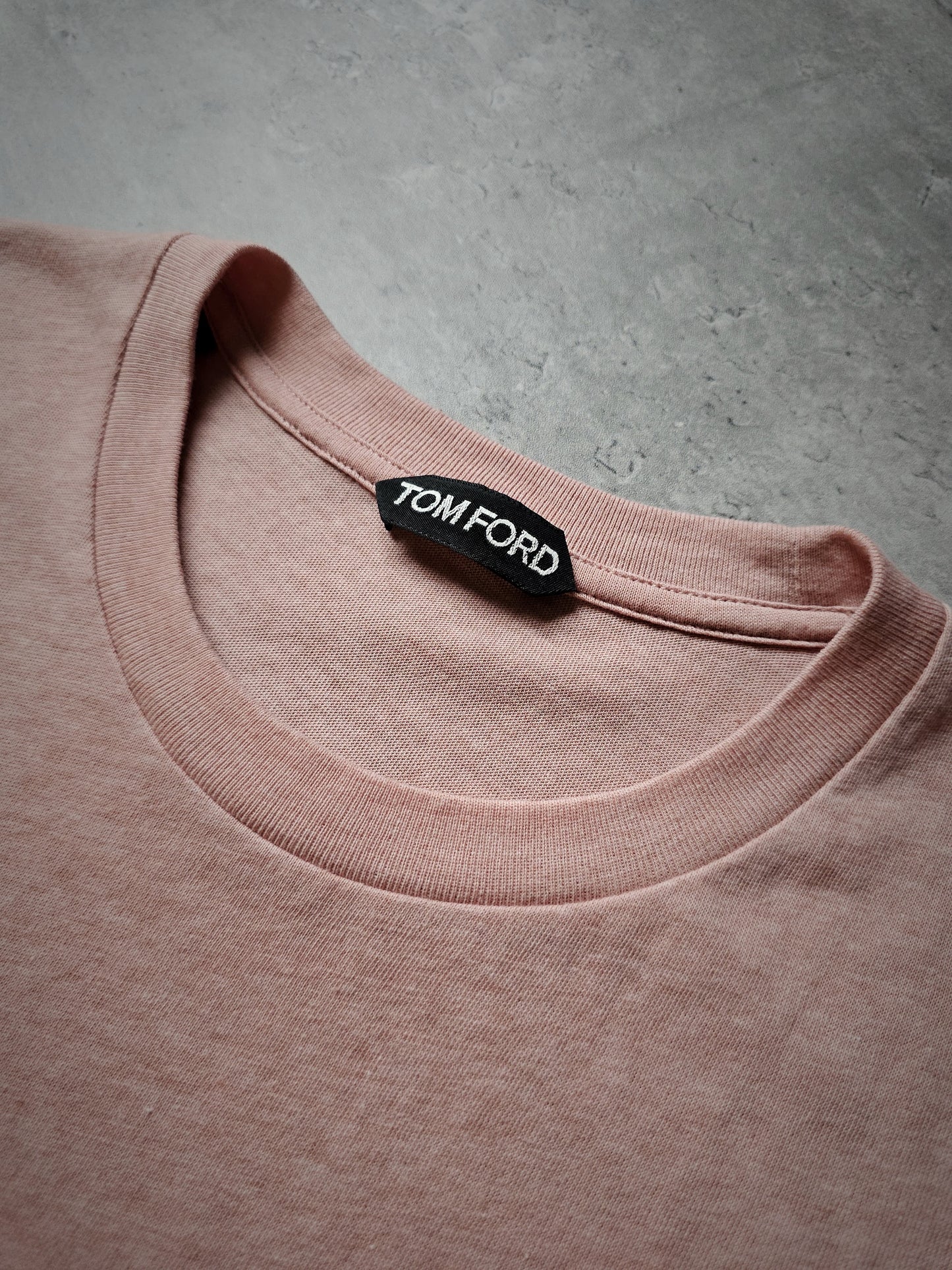 TOM FORD Lyocell and Cotton Blend Pink Jersey T-Shirt
