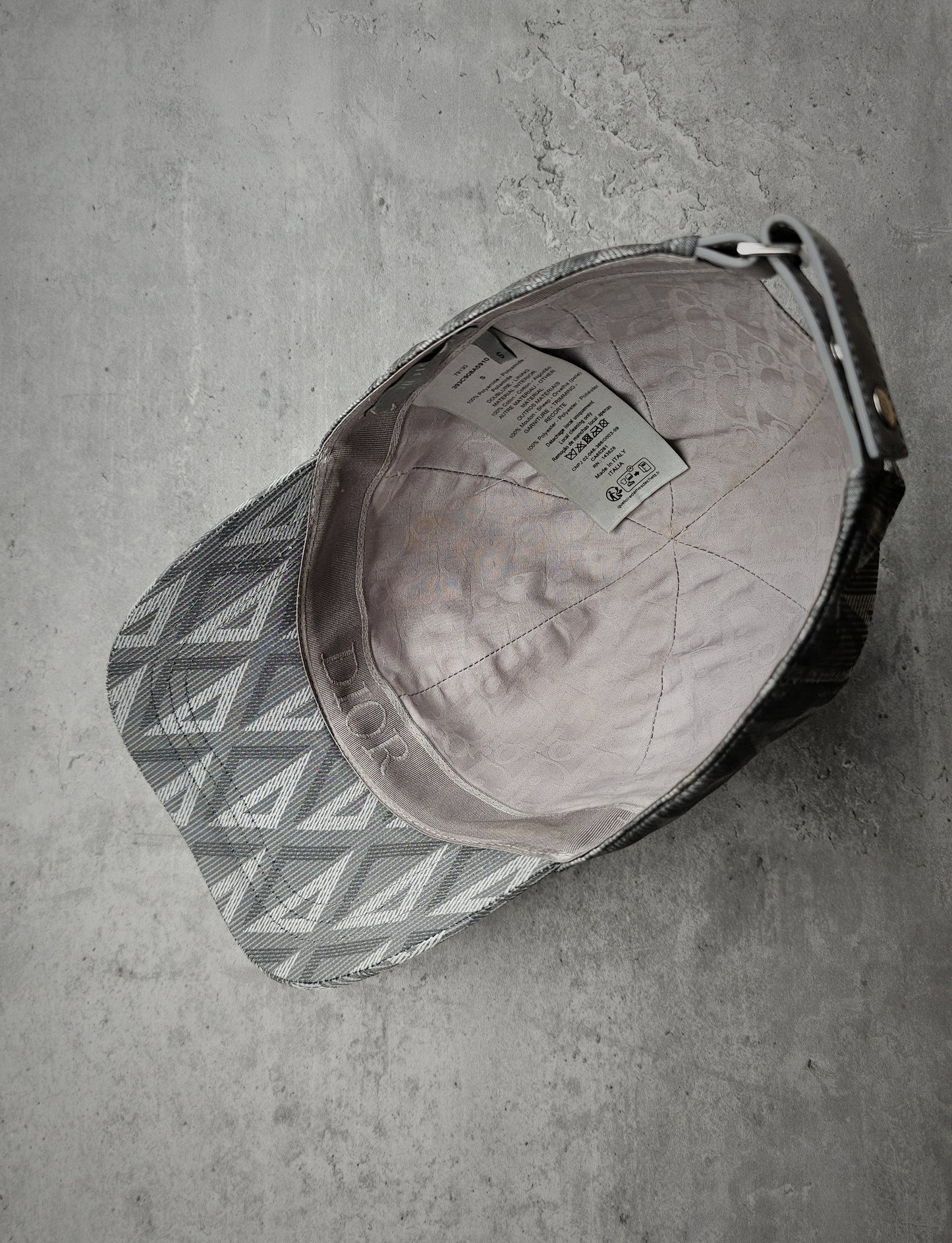 DIOR CD Diamond Motif Cap
