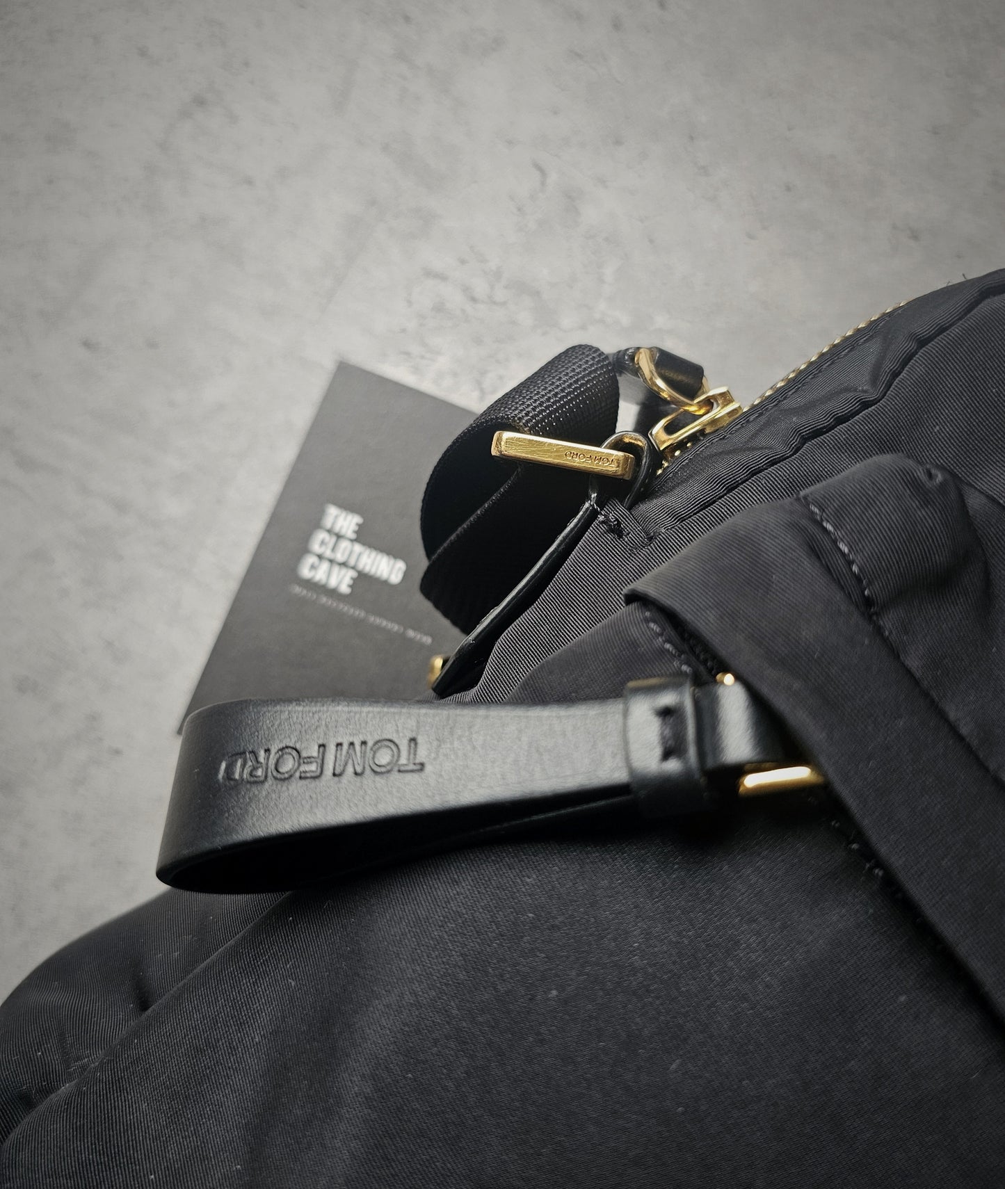 TOM FORD Recycled Embossed Mini-Messenger Bag