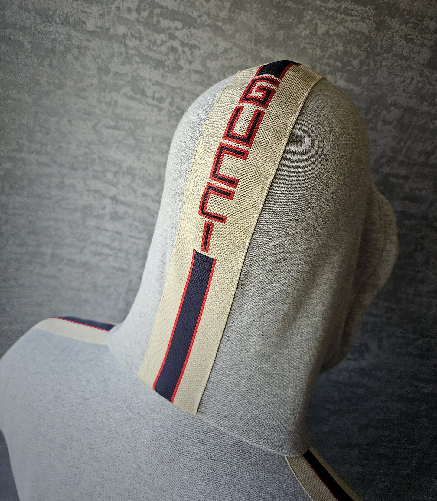 GUCCI Webbing-Trimmed Loopback Cotton Jersey Hoodie