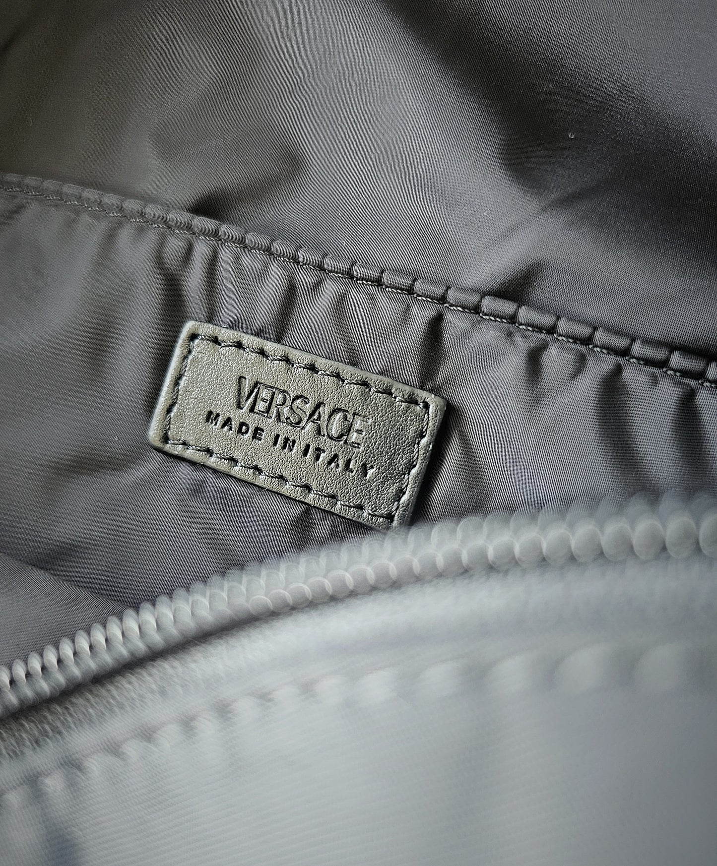 VERSACE La Greca 90's Logo Nylon Backpack
