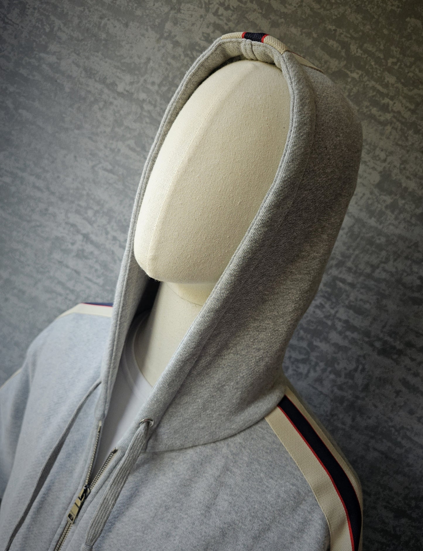 GUCCI Webbing-Trimmed Loopback Cotton Jersey Hoodie