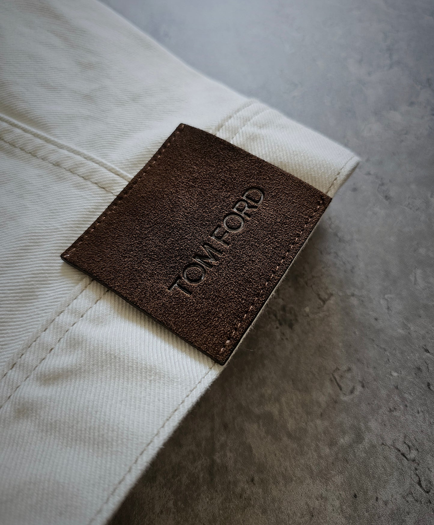 TOM FORD White Denim Jacket