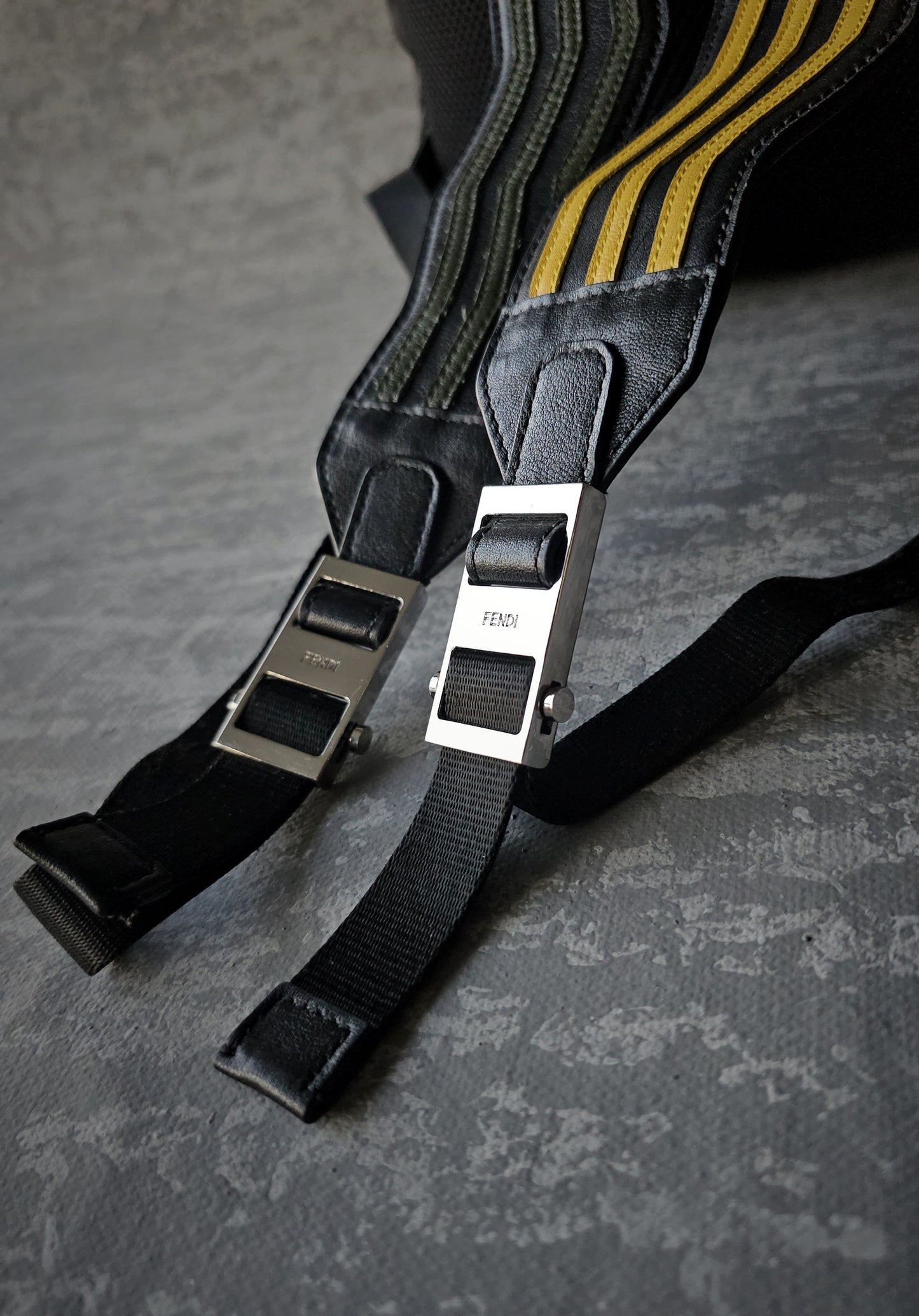 FENDI Roma Leather Lightening Backpack