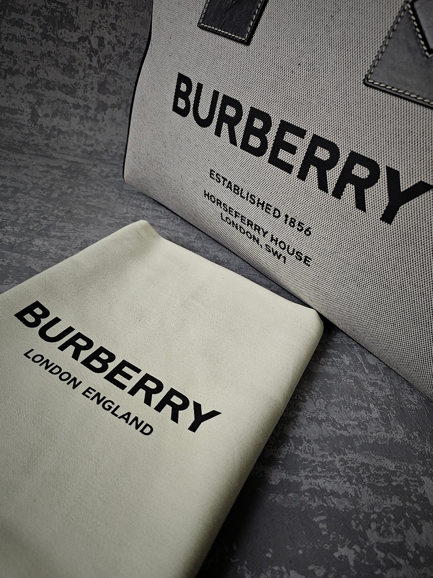 BURBERRY Logo-Print Leather-Trimmed Canvas Holdall