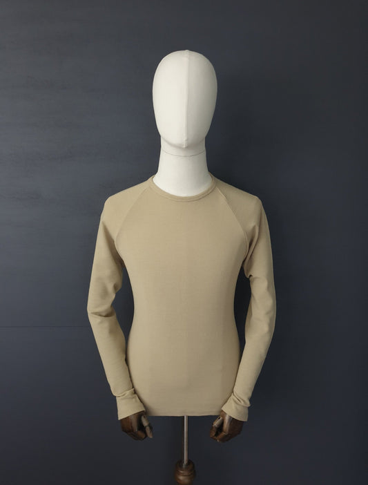 FCUK French Connection Chamois Sweatshirt in Beige
