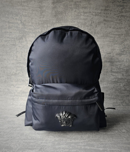 VERSACE Palazzo Medusa Navy Backpack