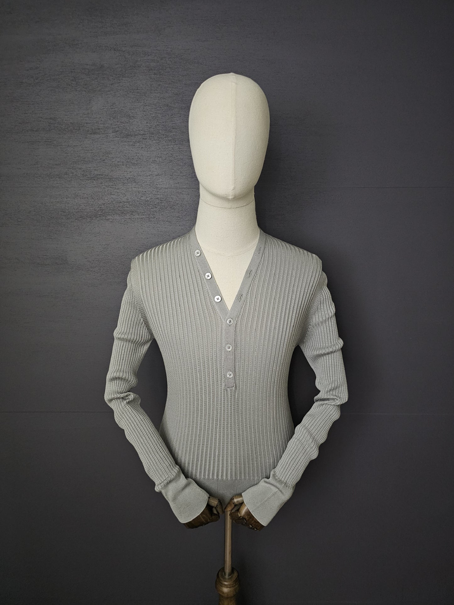 TOM FORD Silk Blend Henley style Long-Sleeve Sweater