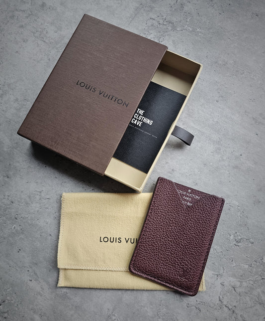 LOUIS VUITTON Single Leather Card Holder