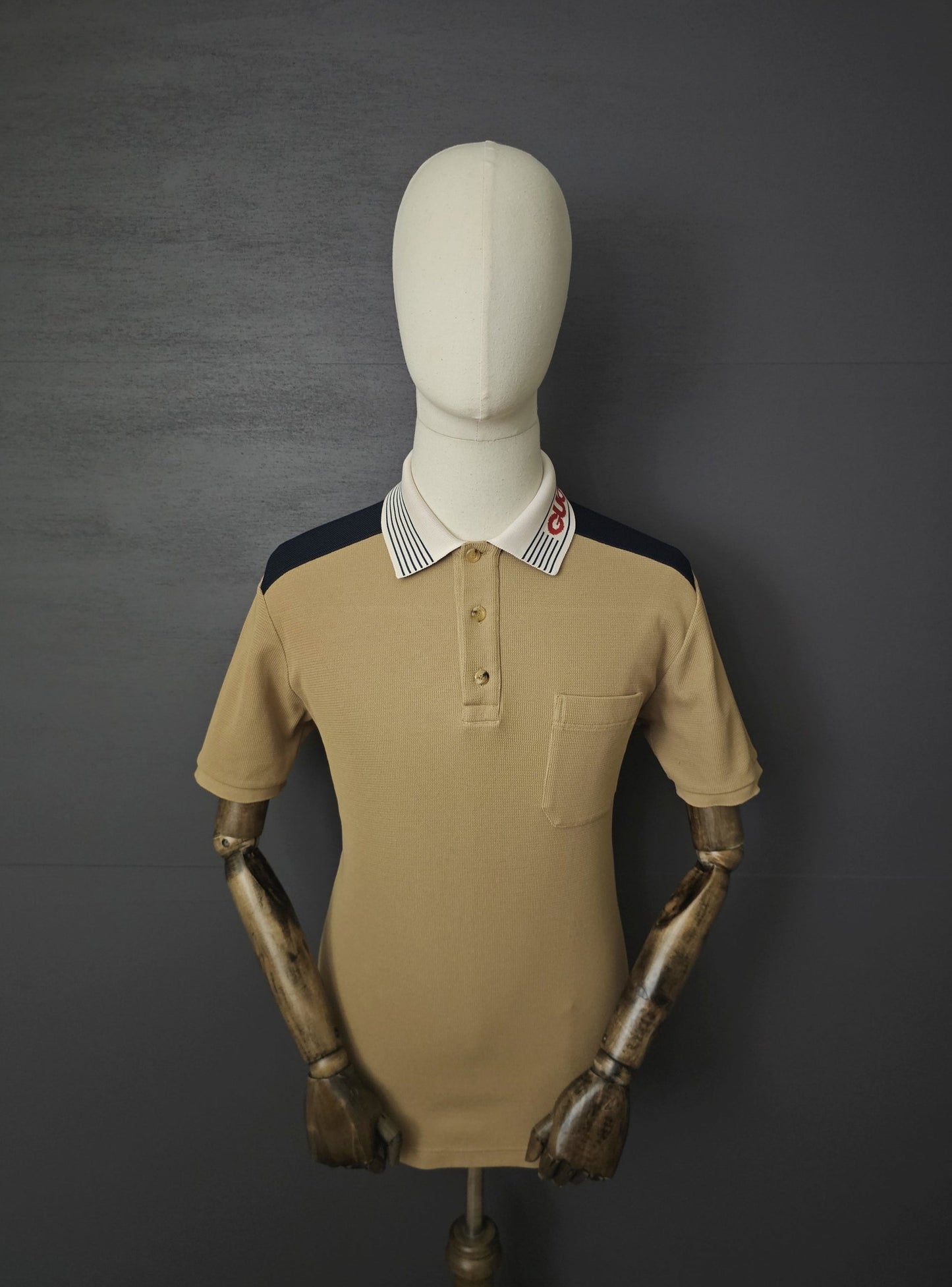 GUCCI Contrast Collar Polo Shirt