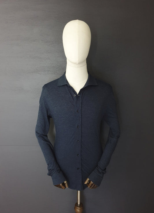 REISS Slim-Fit Stretch Cotton Jersey Shirt