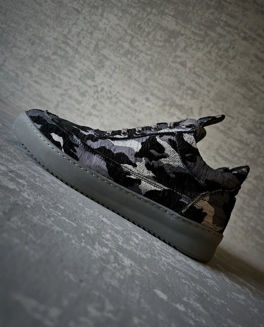 FILLING PIECES High Top Ripple Merge Camo Sneakers