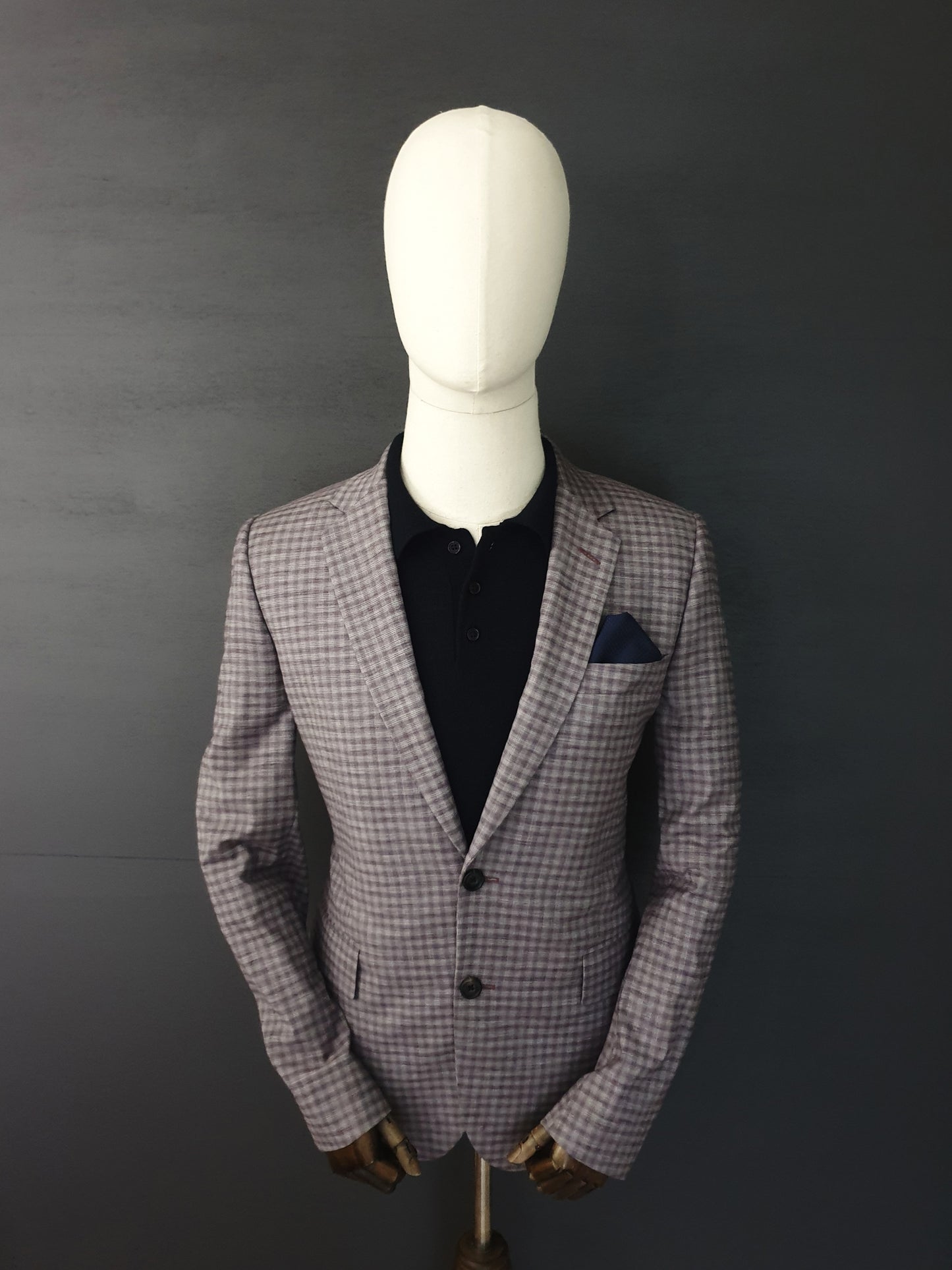 PAUL SMITH  Single Breasted Check Blazer Jacket
