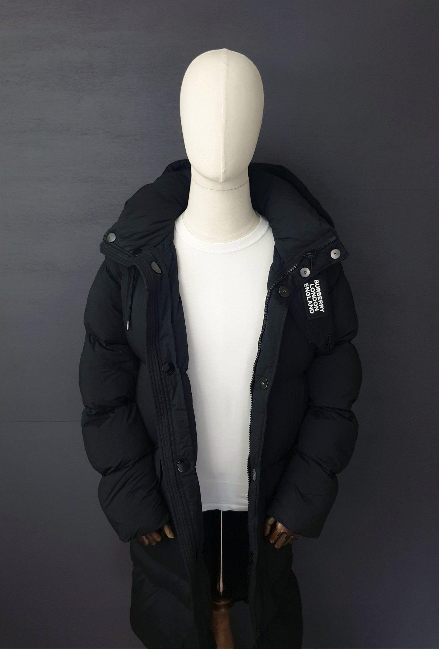 BURBERRY Lockwood Longline Puffer Jacket