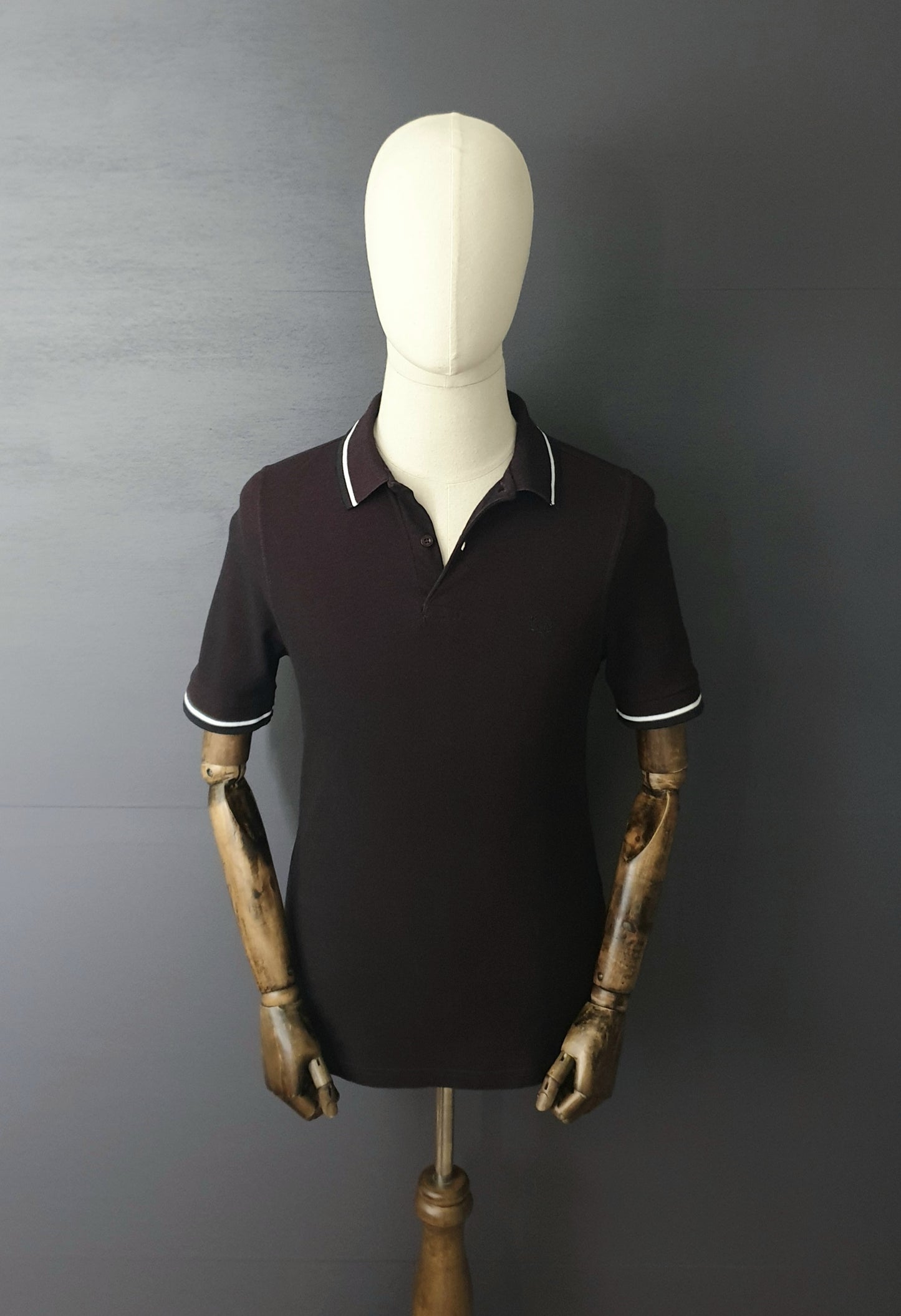 FRED PERRY M12 Polo Shirt in Burgundy