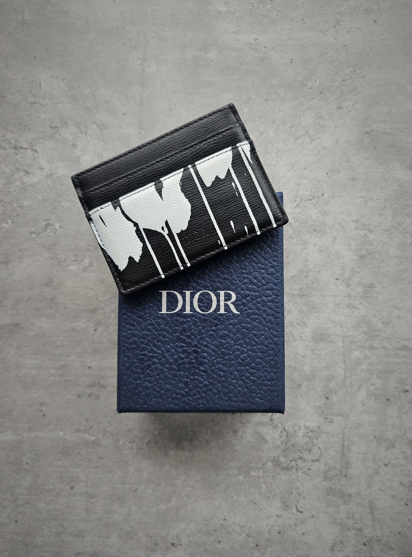 Dior x Raymond Pettibon Limited Edition Leather Card Holder