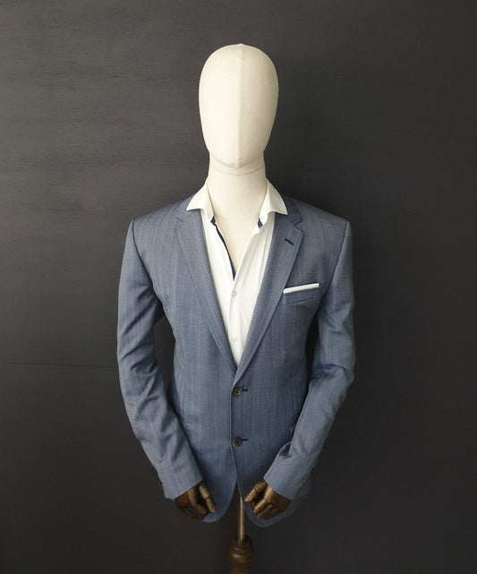 HUGO BOSS Regular Fit Micro patterned Suit Jacket