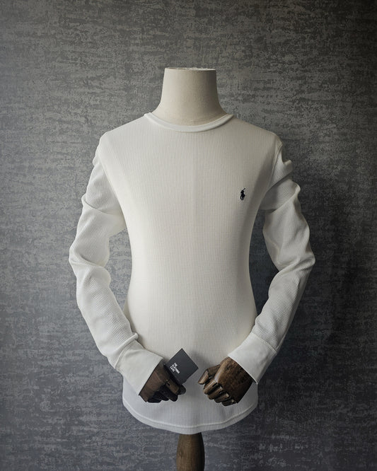 RALPH LAUREN Long Sleeve Lounge thermal Top