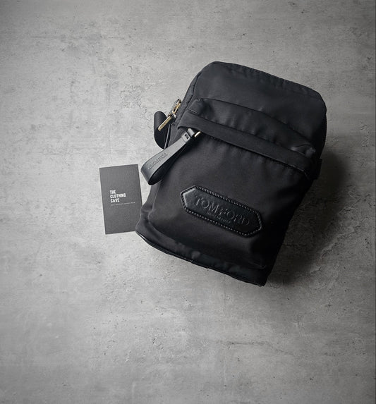 TOM FORD Recycled Embossed Mini-Messenger Bag