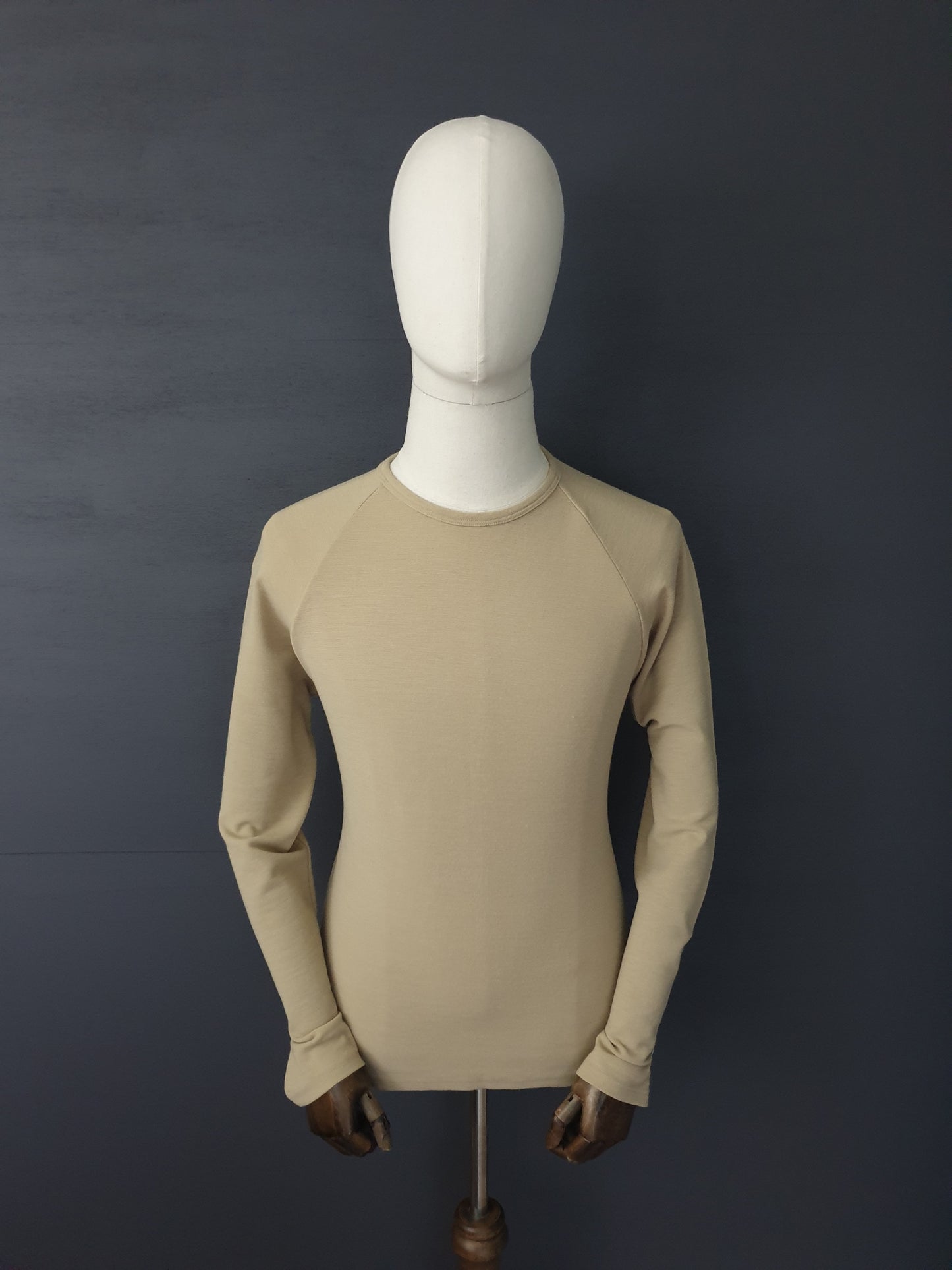 FCUK French Connection Chamois Sweatshirt in Beige