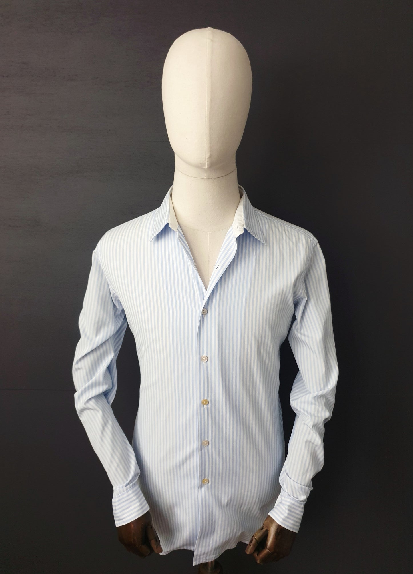 PAUL SMITH tailored-Fit Cuff Shirt in Sky Blue