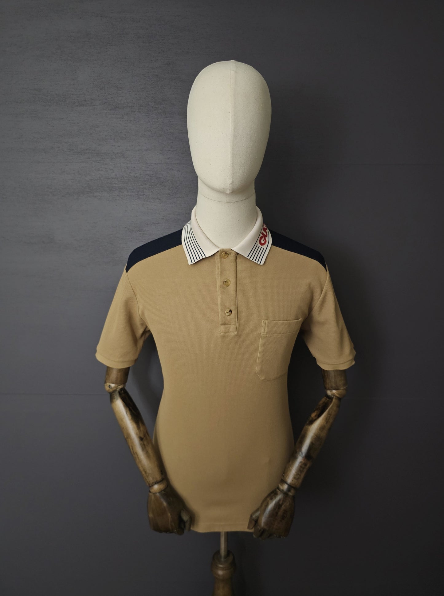 GUCCI Contrast Collar Polo Shirt