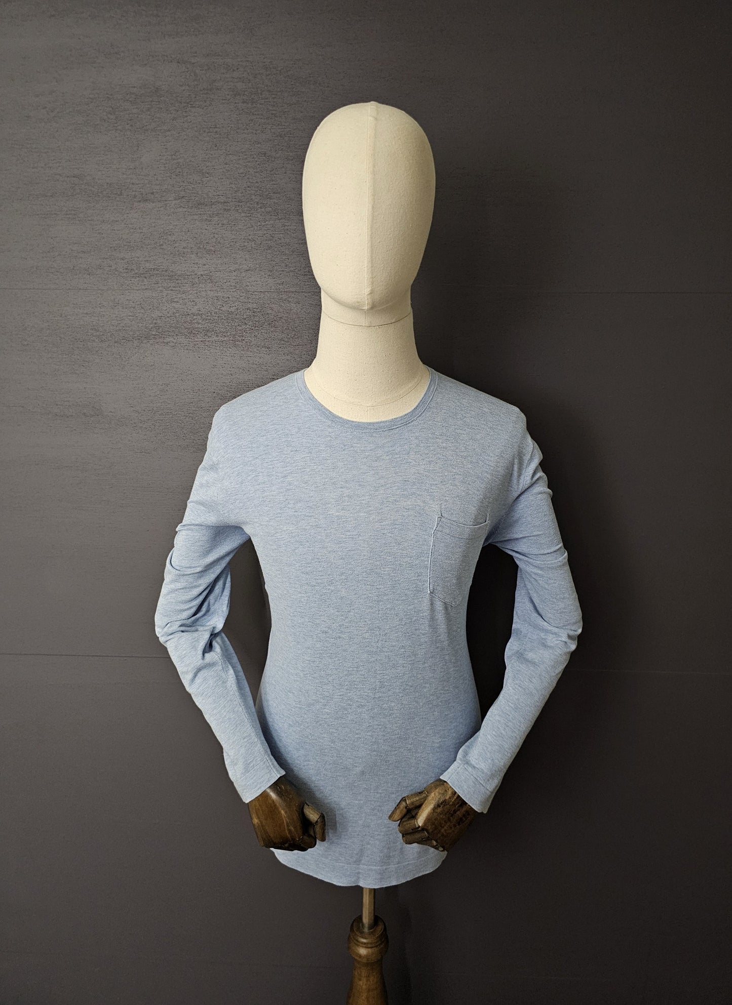 RALPH LAUREN Long Sleeve Oversized Pocket Crew T-Shirt