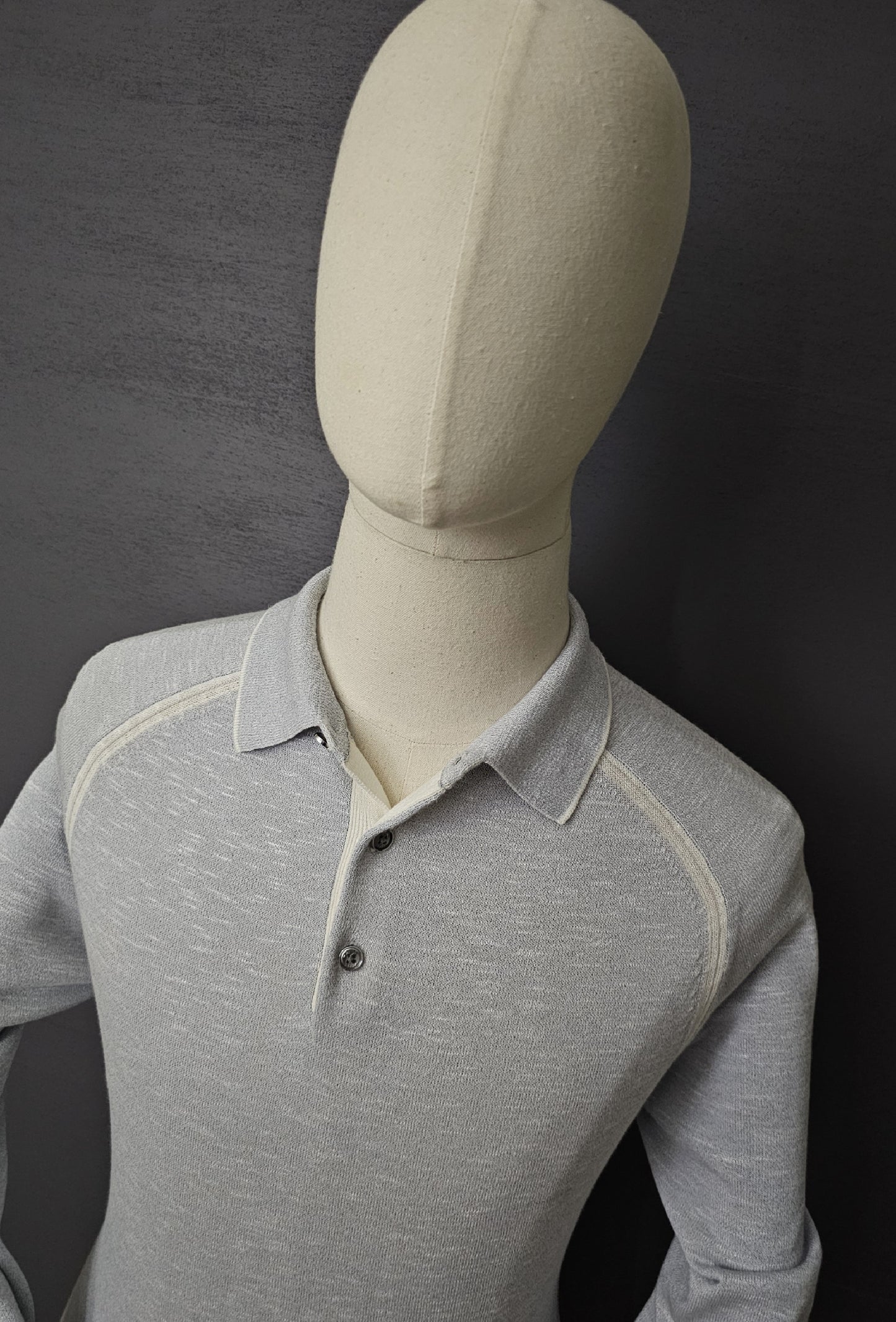 REISS Earlsfield Edition Long Sleeve Knitted Polo