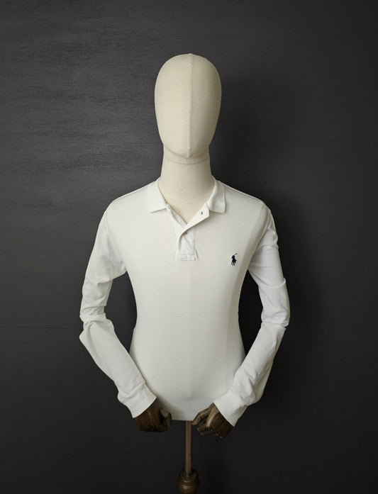 RALPH LAUREN Long Sleeve Cotton Polo Shirt
