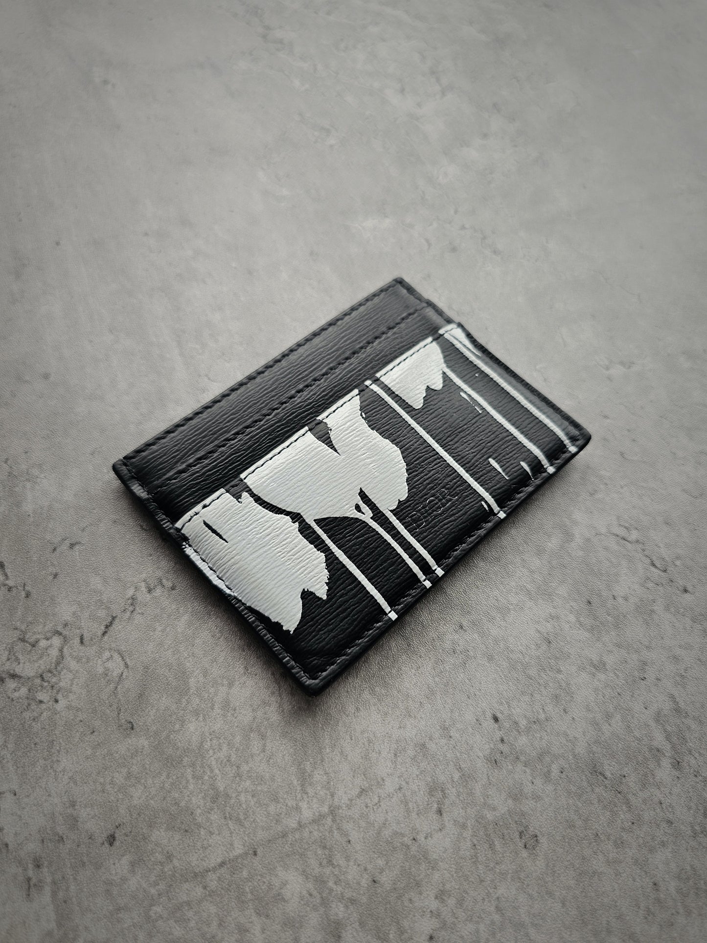 Dior x Raymond Pettibon Limited Edition Leather Card Holder