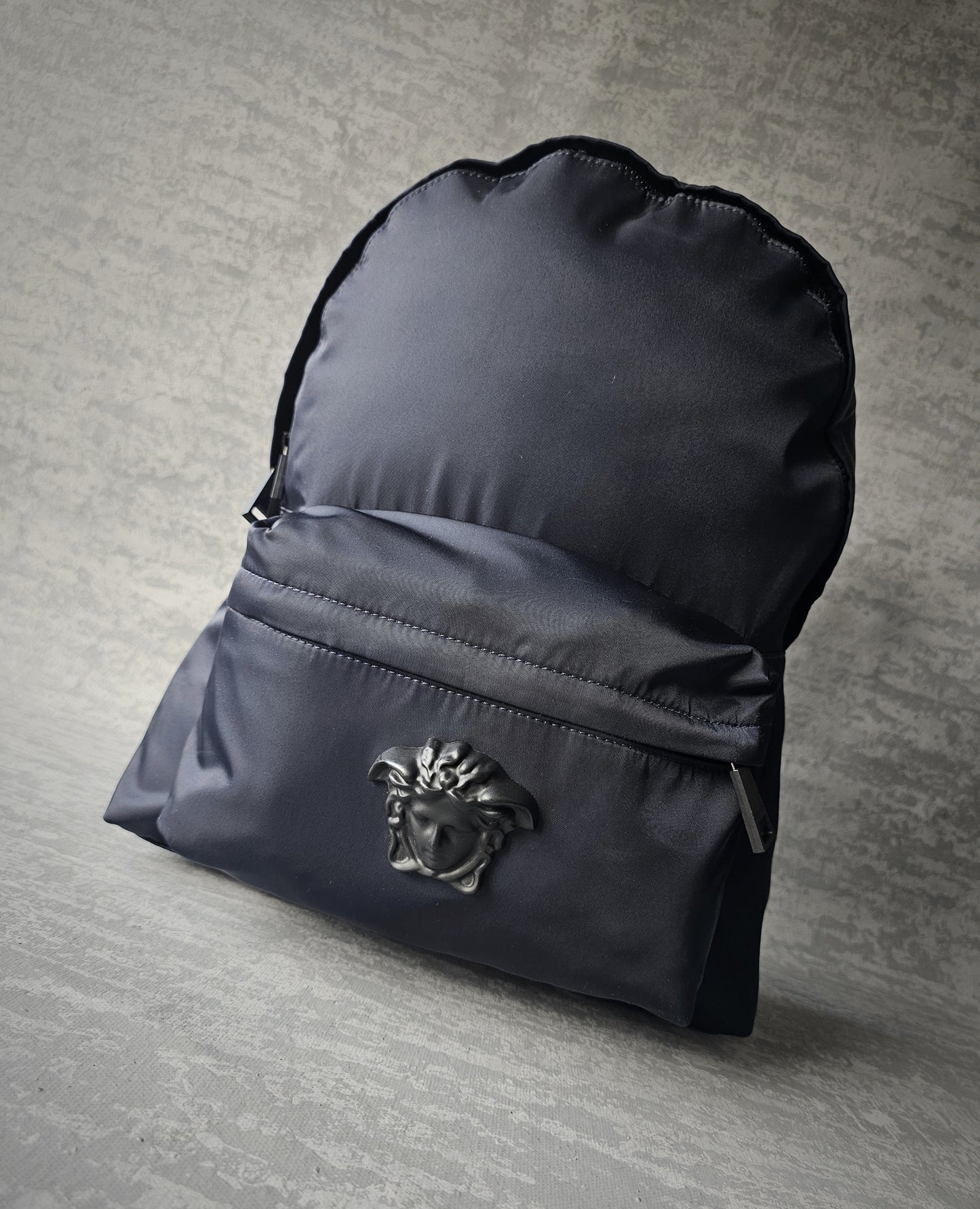 VERSACE Palazzo Medusa Navy Backpack