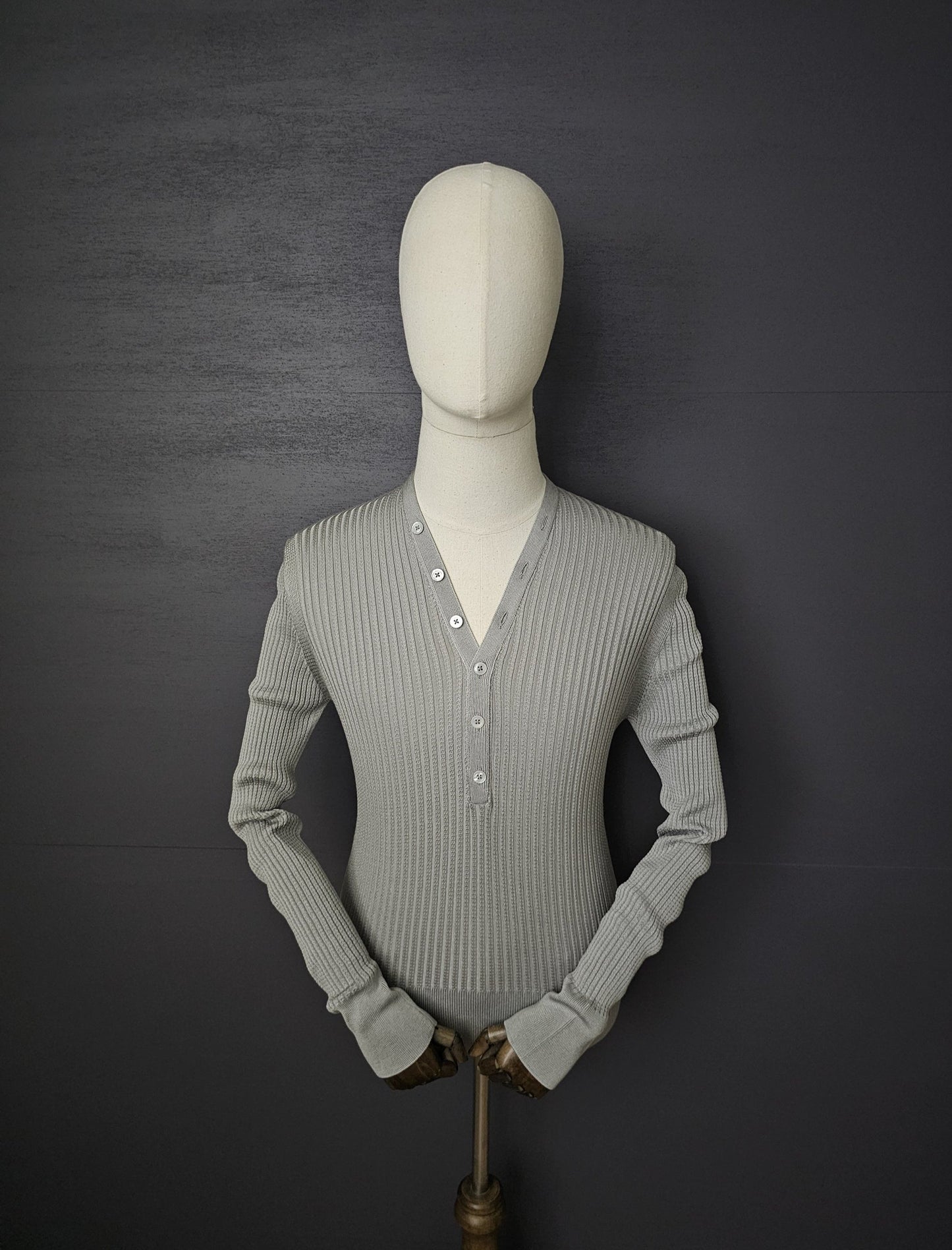 TOM FORD Silk Blend Henley style Long-Sleeve Sweater