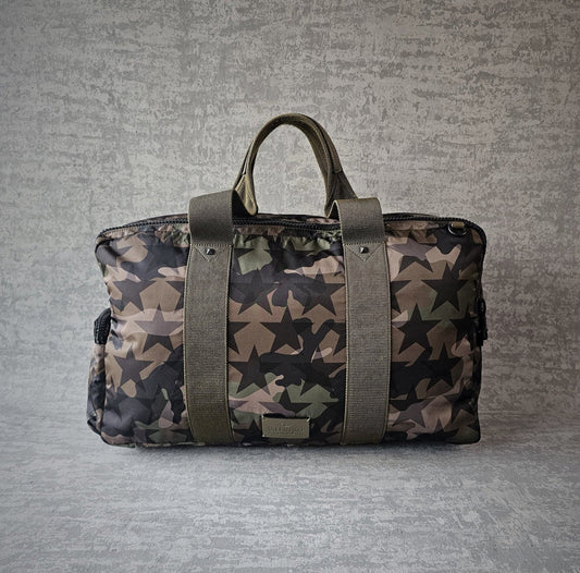 VALENTINO GARAVANI Exclusive Starred Camouflage Duffle Bag