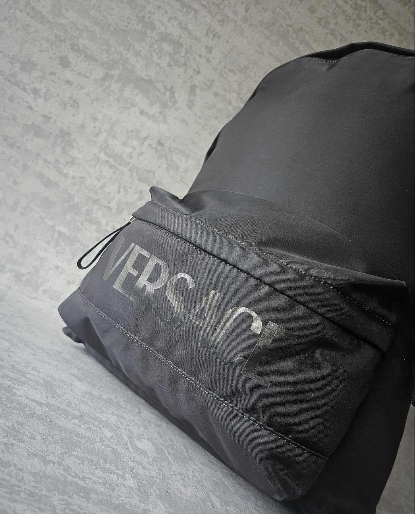 VERSACE La Greca 90's Logo Nylon Backpack